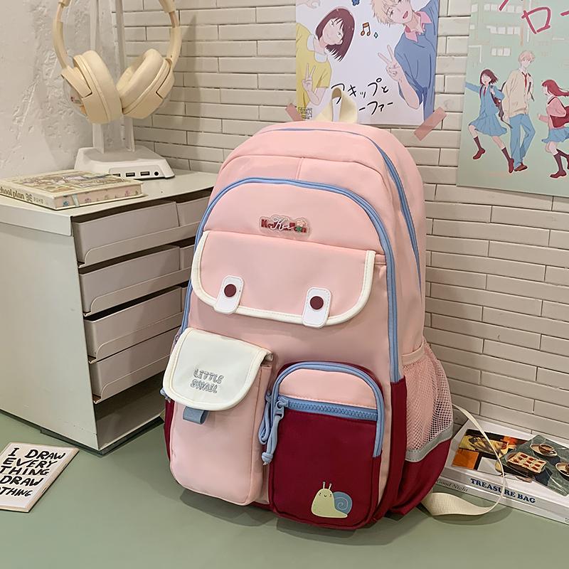 Cartoon Schoolbag For Primary School Students Grade 3-6 Large Capacity Backpack Lightweight And Lightweight Children's Schoolbag