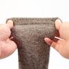 Loose Long by Made in Japan with a brushed fleece approximately SocksDEPO "Fluffy Round-Toe Socks, Fit, Single, Type" Tebukuro-ya. lining, blue,