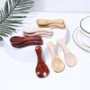 1Pc Short Handle Small Wooden Spoons Tea Honey Coffee Kitchen Spice Condiment Salt Sugar Durable Mini Baby Spoon Accessories