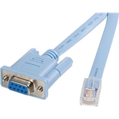 1,8 m RJ45 auf DB9 Serielles Konsolenkabel für Cisco Router Management - STARTECH - M/F - Blau