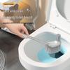 Wall-Mounted Toilet Brush with Long Handle for Efficient Crevice and Bathroom Cleaning
