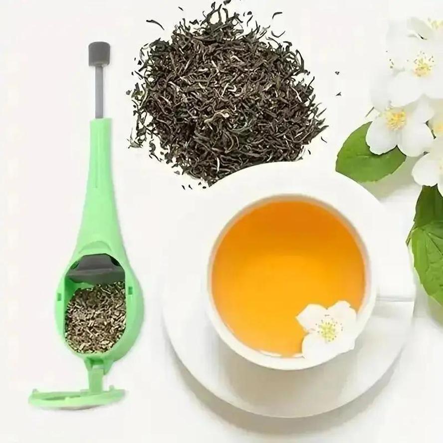 1Pcs Silicone Manual Tea Filter Portable Tea Filter Home Food Grade Teas Brewing Accessories Multifu Teas Strainer Mixer Teaware