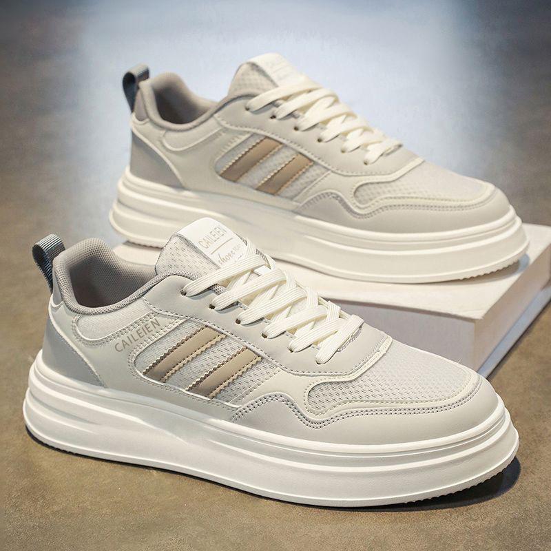 Men's shoes breathable mesh white shoes student trend versatile casual board shoes sports shoes trendy shoes