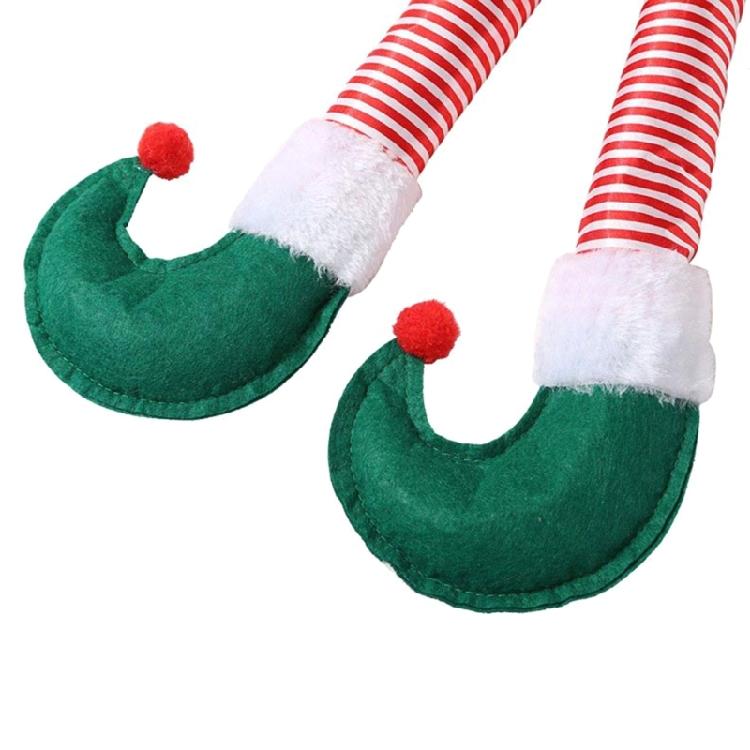 Christmas Elf Santa Claus Legs Decoration Xmas Tree Party Pendant Accessories