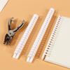 Drawing Rod Type Loose-leaf Binding Strip A5 B5 Binding Clips Loose-leaf Ring  School Office
