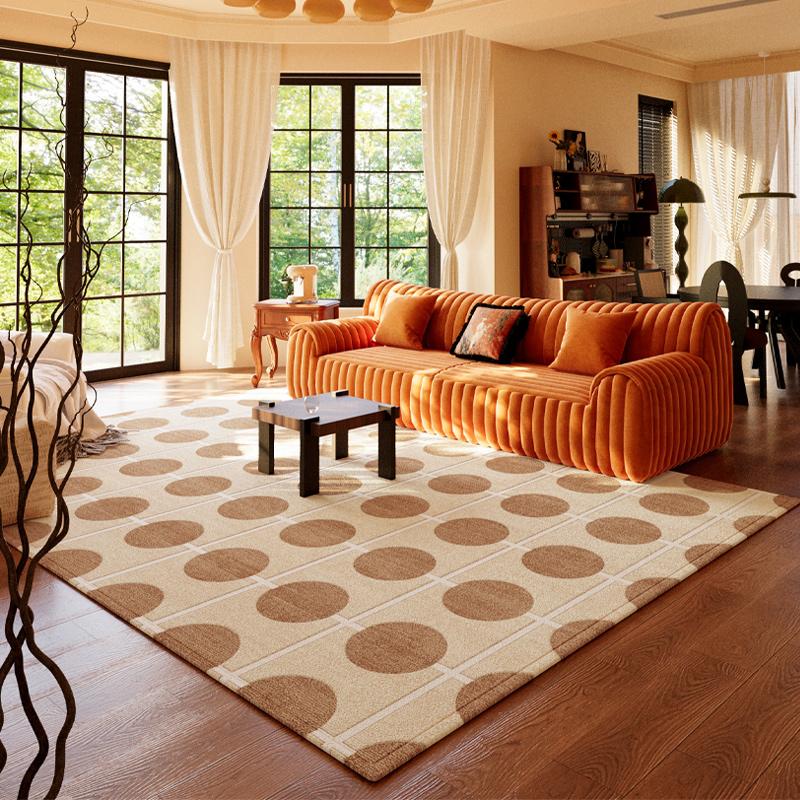 

Американские ретро ковры для спальни Мягкий нескользящий ковер для гостиной Большой площади Моющийся Декор для гостиной Прямоугольный клетчатый напольный коврик 80*120cm