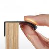 Aluminum Zinc Zinc Alloy nvisible Cabinet Handles Arc Design Cabinet Arc Design  Kitchen Cabinet