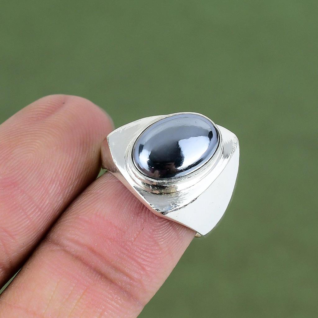 Schungit Ring 925 Sterling Silber Ring Schöner Schmuck Sehr Hübscher Edelsteinring Handgefertigter Boho Schmuck Geschenk Für Papa In Ringgröße Erhältlich