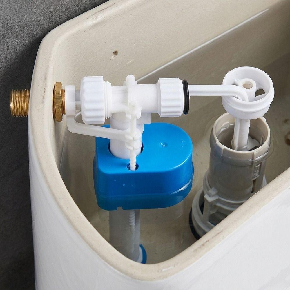 1Pcs G3/8 G1/2 Inch Cistern Filling Valve Side Mounted High Pressure Water Tank Fill Valve Adjustable Water Quantity ABS Plastic