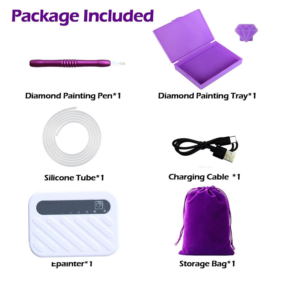 DIY Craft Electric Diamond Art Painting Pen Large Capacity Long-lasting and Stable Vacuum Diamond Painting Pen Kits