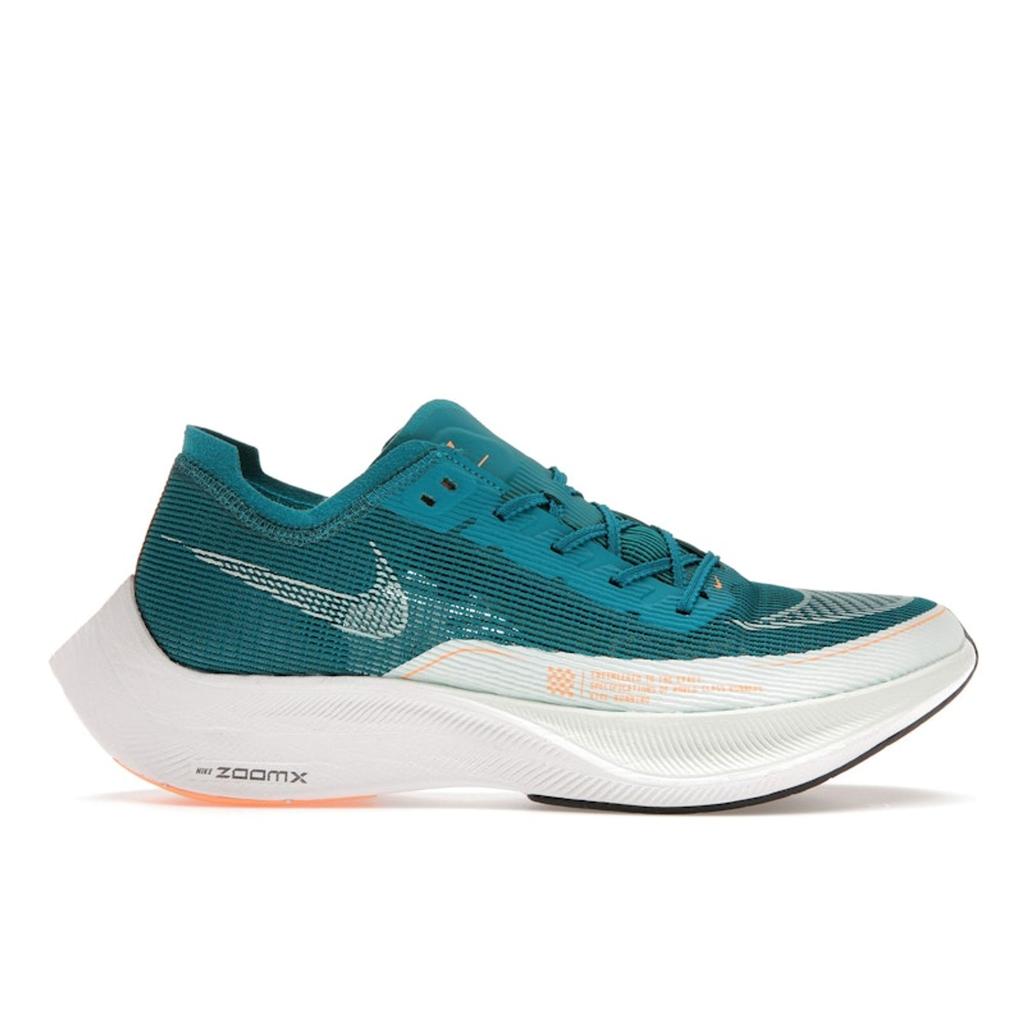 Nike ZoomX Vaporfly NEXT% 2 Bright Spruce Men Sneakers Green White Peach-Cream CU4111-301