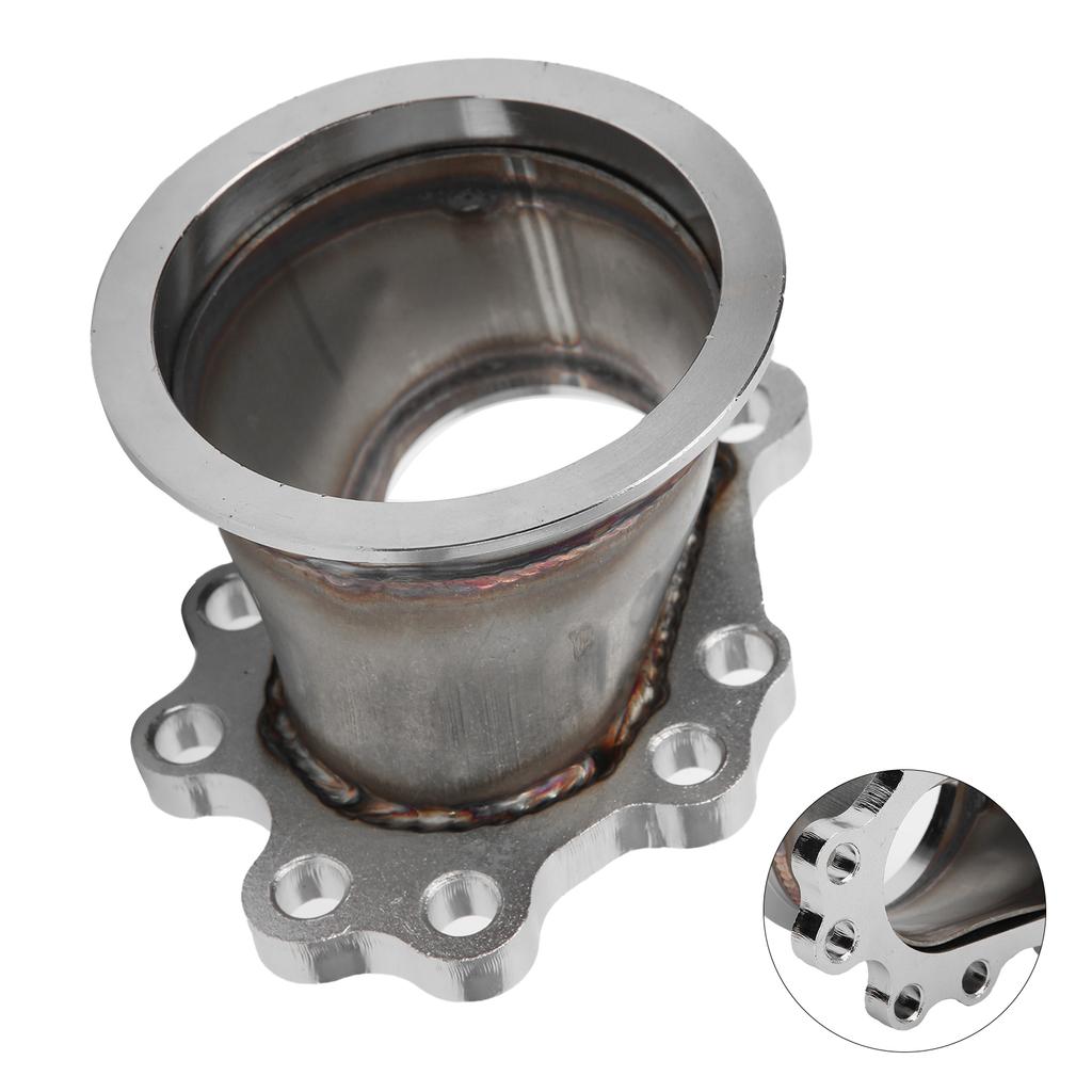 Car Turbo Adapter Flange 8 Bolts to 3in Stainless Steel Replacement for Garrett GT25 GT28 t25 t28