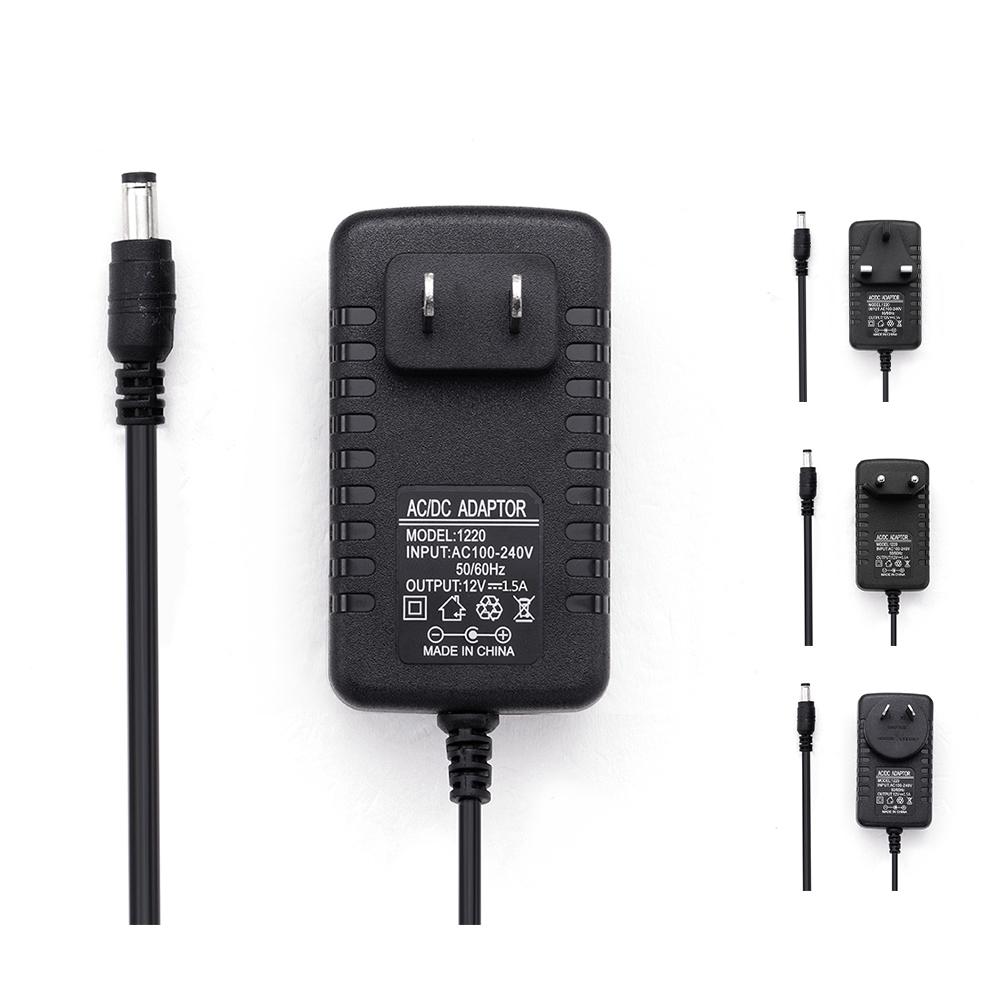 12V 1.5A Keyboards Power Adapter 100-240V 50-60Hz 36W Wall Charger With 8.2ft Cord Compatible For Keyboards