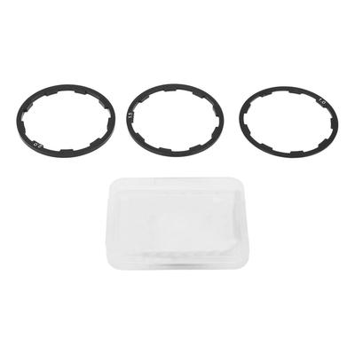 3 Piezas Junta de Piñón de Bicicleta Aleación de Aluminio Resistente a la Corrosión Ligera 1 mm 1,5 mm 2 mm Bicicleta