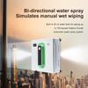 PuRuiKai Fully Automatic Window Cleaning Robot, Highly Efficient Dust Collector, Easy To Clean, with Remote Control, Lightweight, 50ML Water Tank,