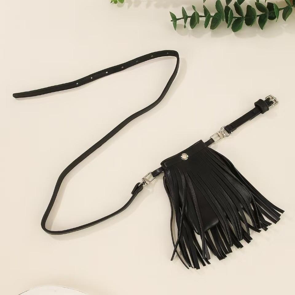 Solid Leather Color Belt Riveted Decoration Pin Closure Casual Outfits Festival