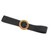 Boho Women Weaving Straw Elastic Waist Band Pin Buckle Belt Dress Jeans Decor