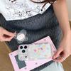 Shockproof Clear Phone Case For iPhone 14 15 16 17 Pro Max Colorful Butterfly Glitter With Pop Socket Large Window Fairy Cover