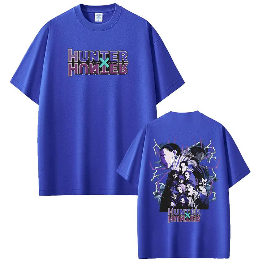 Anime Hunter X Hunter T Shirt Spider Phantom Troupe Member Manga Short Sleeve Tshirt Men Women Cotton Casual Loose Tshirts