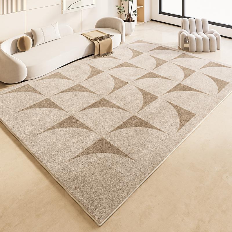 Minimalist Line Living Room Decoration Plush Carpet French Style Rugs for Bedroom Home Washable Lounge Rug Fluffy Soft Floor Mat