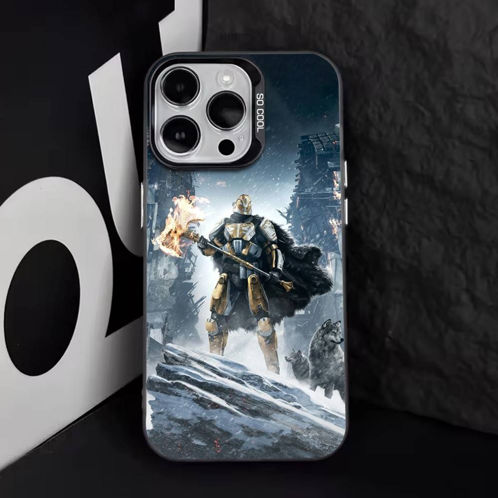Destiny   Phone Case For iPhone 17,16,15,14,13,12,11 Plus,Pro Max,XS,Colorful Silver Phone case Funda Cover