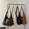 Large capacity tote bag fashionable versatile solid color temperament handbag bag underarm bag shoulder bag commuter women's bag