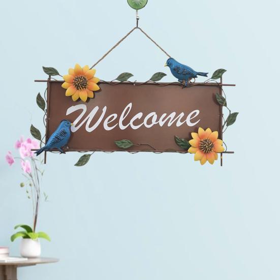 

Настенный подвесной светильник, 2 цвета, креативный антикоррозийный изысканный ремесленный железный кулон с подсолнухом, настенный подвесной светильник с подсолнухом