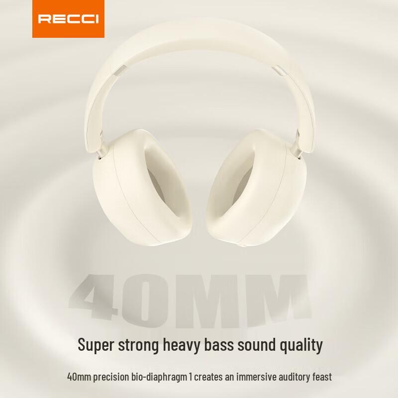 Recci REP-W79 ANC Noise-Cancelling Wireless Over-Ear Headphones