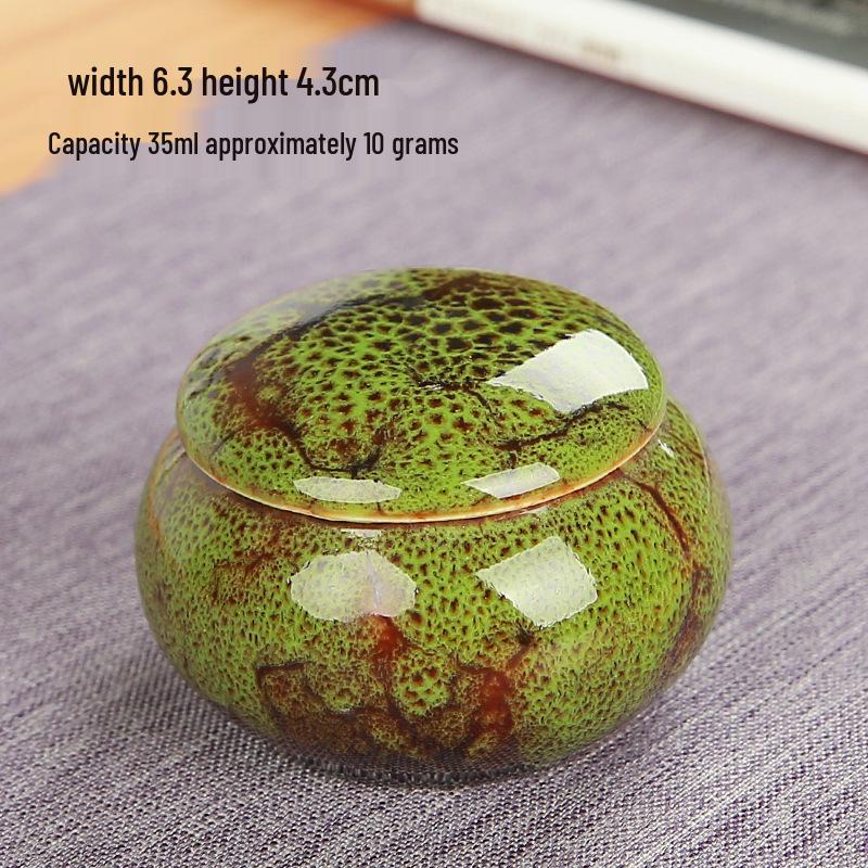 Rock Mountain Mini Sealed Tea Caddy & Makeup Dispenser: Scented Powder Bottle, Face Cream, Lipstick, Rouge Powder Box