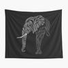 Arazzo Elefante Arazzo Bohemien Hippie Arazzo Estetico Mandala Mistico Appeso a Parete per Casa Soggiorno Camera da Letto Dormitorio