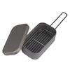 Aluminum Lunch Box Ourdoor Camping Cookware Food Container Storage Dinnerware