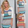 Womens Casual Cotton T Shirt Loose Fit Fashion Shirt Long Sleeve Top For Daily Wear