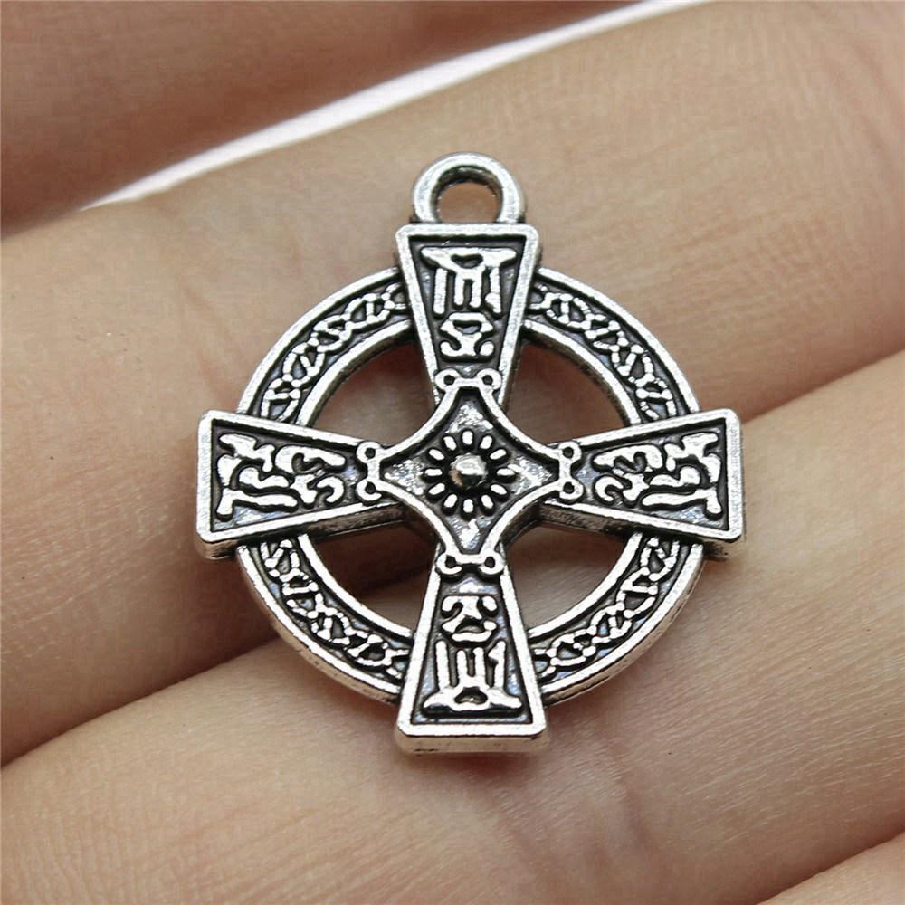 Large Crosses Detailed Religious Charm Antique Bronze Zinc Alloy Jewelry Making Supplies Necklace Making DIY Charms