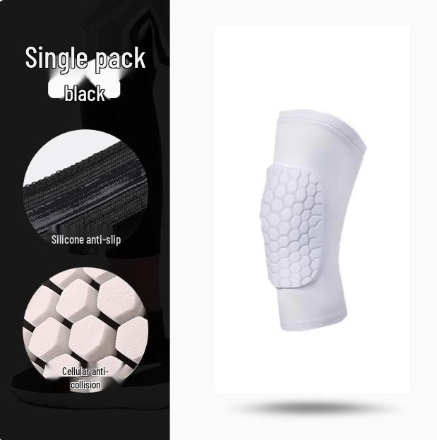 Universal Lycra Honeycomb Knee Pads: Anti-Collision Sports Support for Basketball & Running