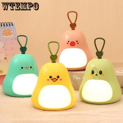 Mini Portable Night Light Children's Creative Bedroom Bedside Lamp Student Dormitory Reading Light Baby Breastfeeding Lamp