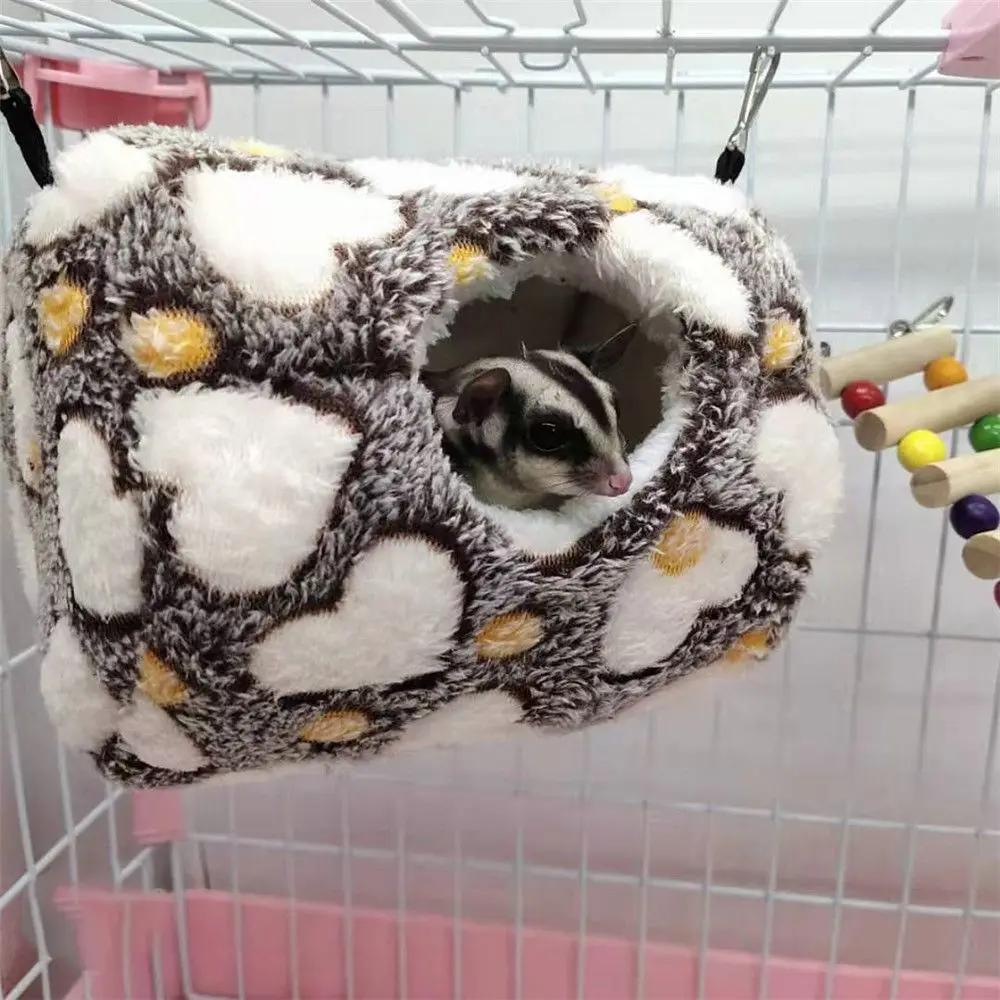 Ferret Rat Hanging Bird Nest Warm Squirrel Beds Hamster Cage Pet Hammock Pet Sleeping Bag