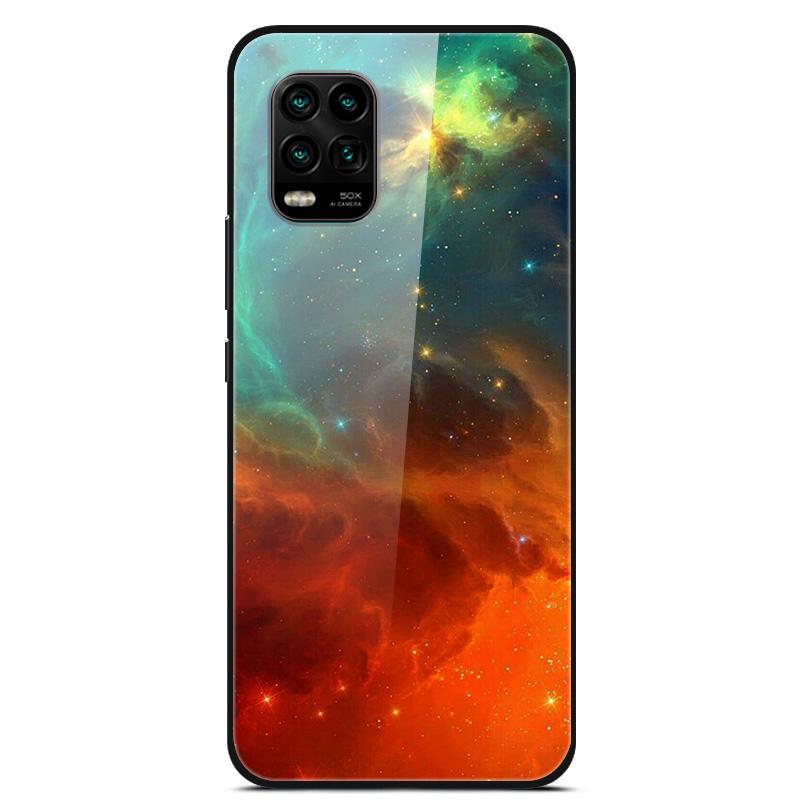 For Xiaomi Mi 10 Lite 5G Case Tempered Glass Hard Back Cover For Xiaomi Mi 10 10T Lite Pro Case Fundas For Xiaomi Mi10 Lite Capa
