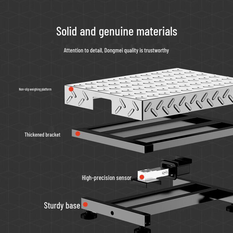 HengHao High-Precision Foldable Digital Platform Scale (CN Version)