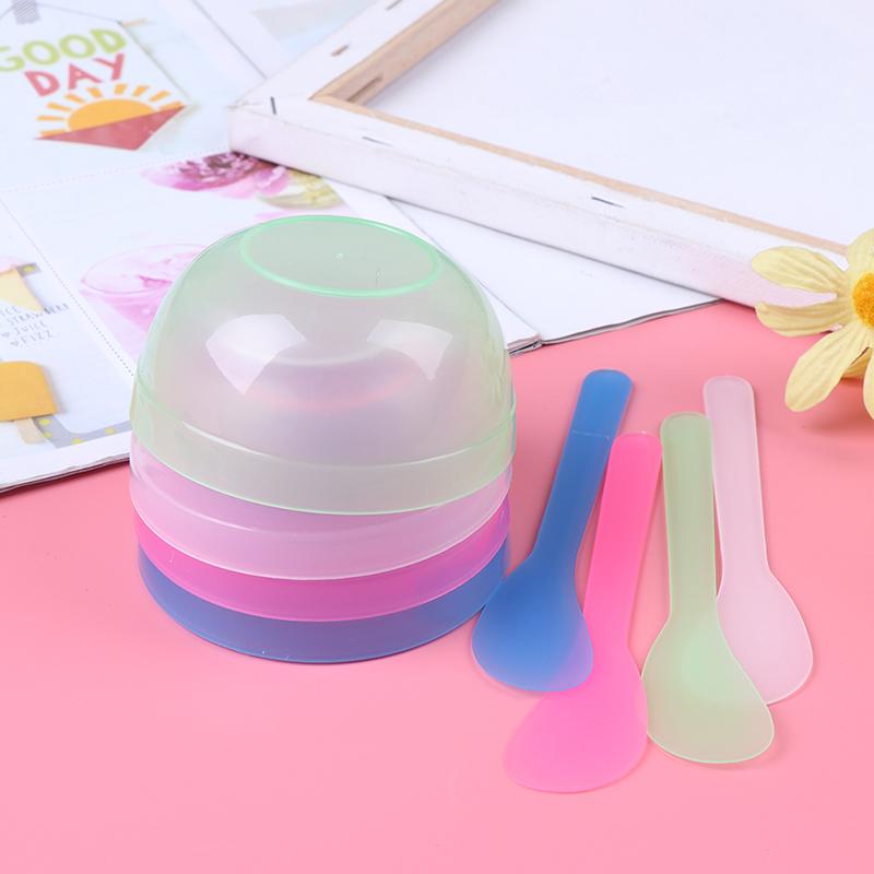 2 In 1 Homemade Makeup Diy Facial Face Mask Bowl Stick Cosmetic Tool Set