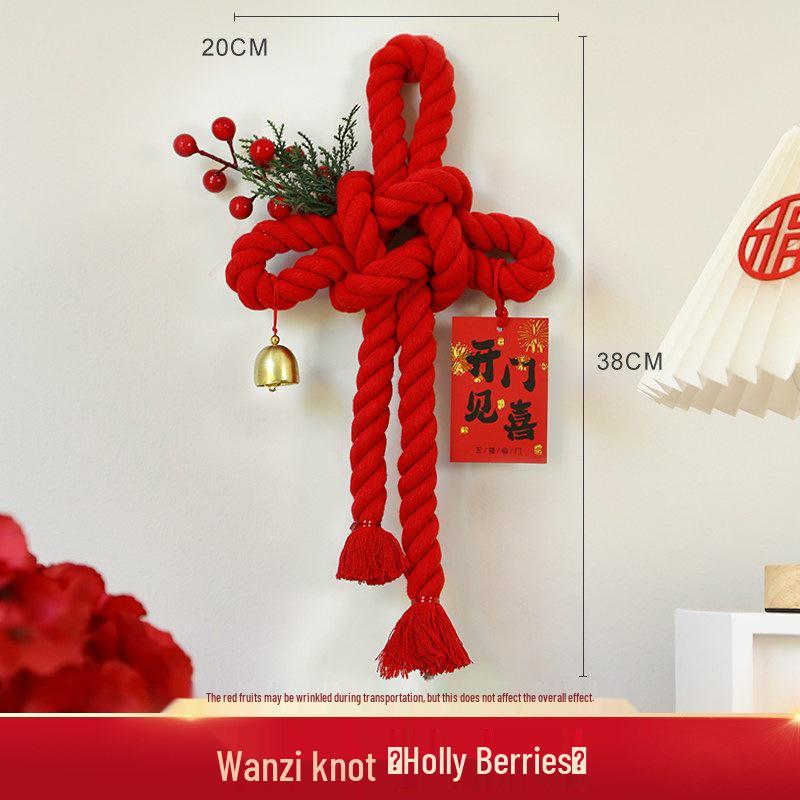 Fu Knot Handle Pendant for New Home Ceremony