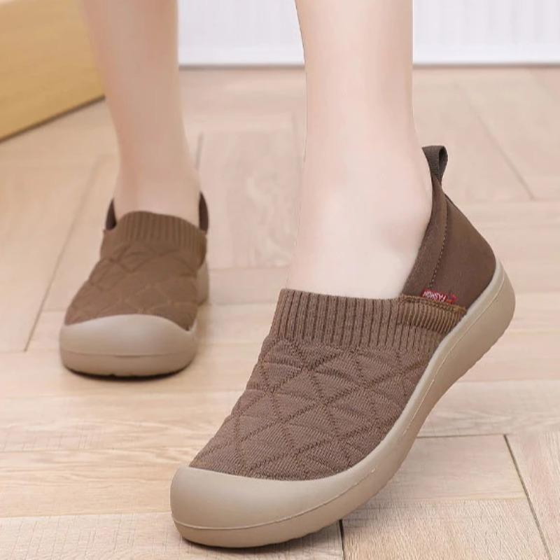 Women's Nursing Shoes Spring Autumn Soft Sole Breathable Non-Slip Walking Flats for Moms Lightweight Casual Shoes botas mujer