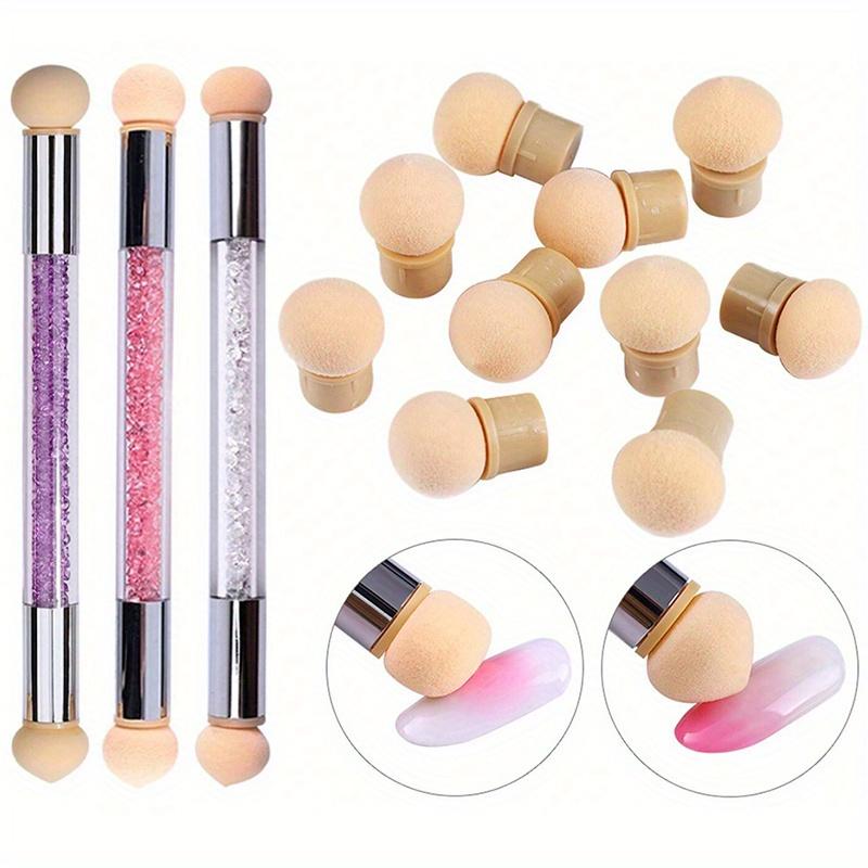 Double Head Nail Art Sponge Gradient Pen With Replacement Heads
