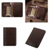 Stylish Passport Holder Durable Wallet Leather Credit Back Card Organizer for Business and Vacation
