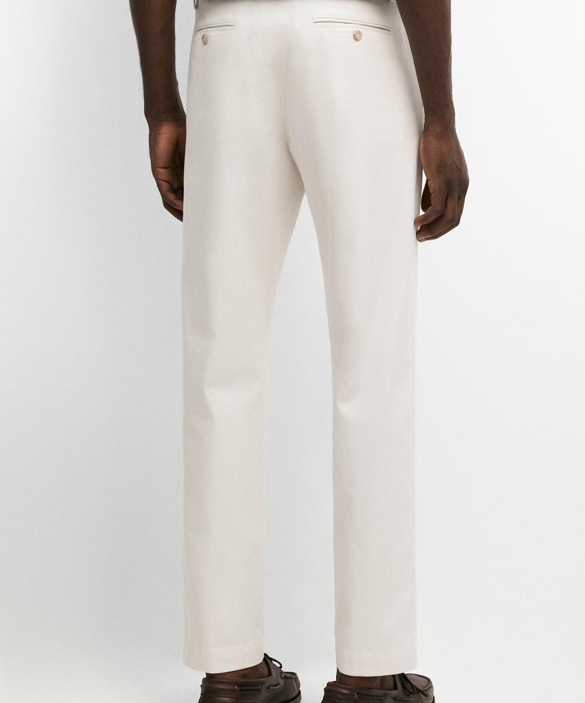 Masimodutti Cotton Blend Slim Fit Pants