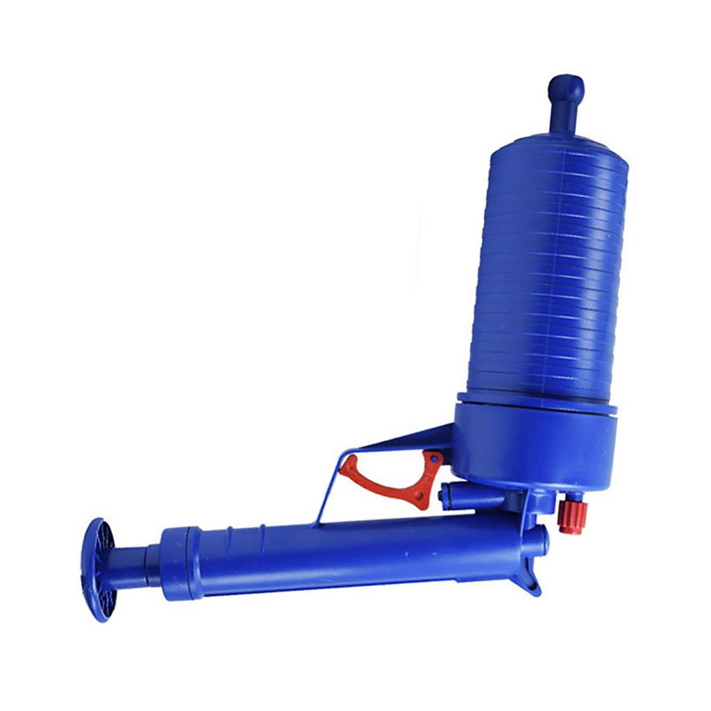 Air Plunger for Toilet Blue Household Air Toilet Drain Blaster Plunger for Floor Drain Sink Sewer Bathtub