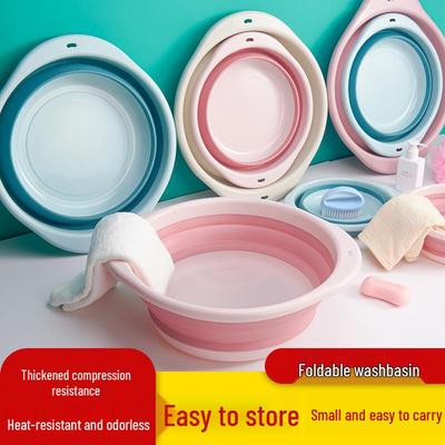 Portable Folding Baby & Household Washbasin for Travel and Dorms