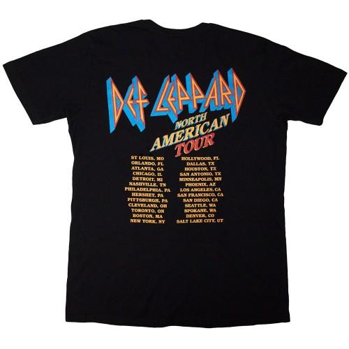 Def Leppard Unisex Adult North American Tour T-Shirt