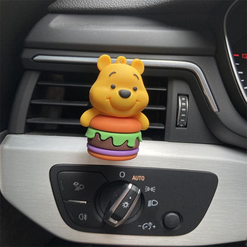 New Kawaii Winnie The Pooh Air Freshener Air Outlet Decoration Fashionable Car Air Conditioner Aromatherapy Car Decoration