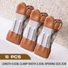 ?10Pcs Stainless Steel Clothespins Laundry Clothes Pegs Pants Hanger Portable Hanging Clothes Clips Closet Clothes Organizer