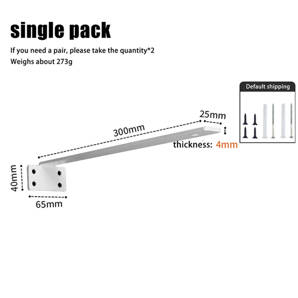 Thickened Floating Shelf Brackets Integrated Furniture Board Support Invisible L Bracke Home